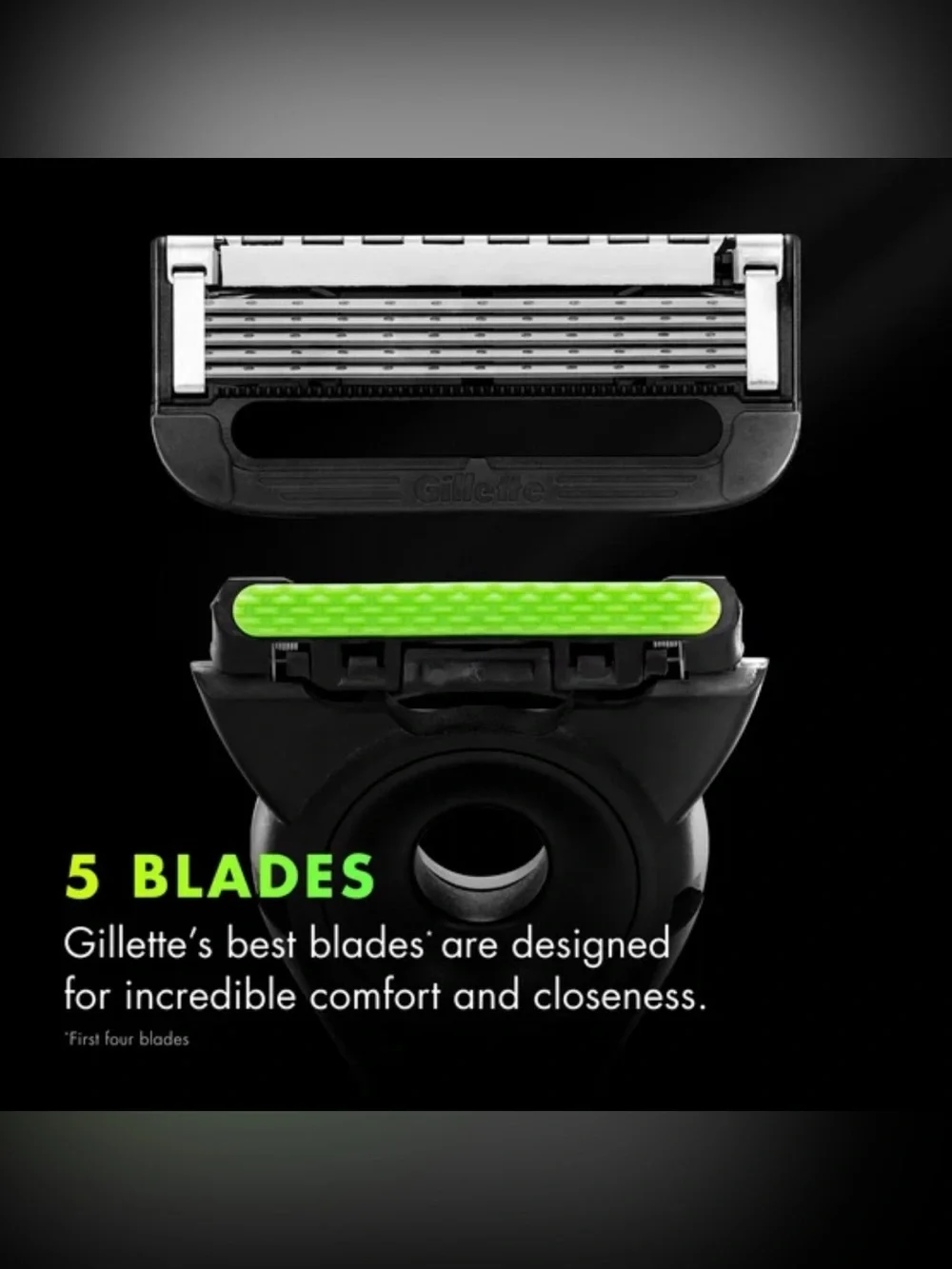 Gillette labs W Exfoliating Bar 5 blades Men's Razor